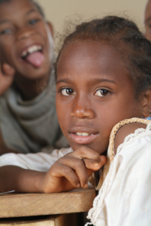 Portrait à l'orphelinat d'Antsirabe